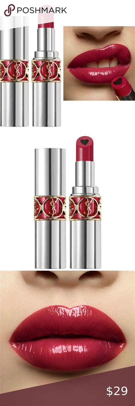 ysl lunatic red|YSL’s Volupte Plump.